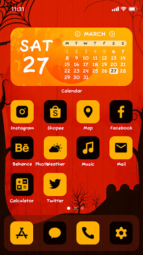 Android application Wow Halloween Secret Theme screenshort