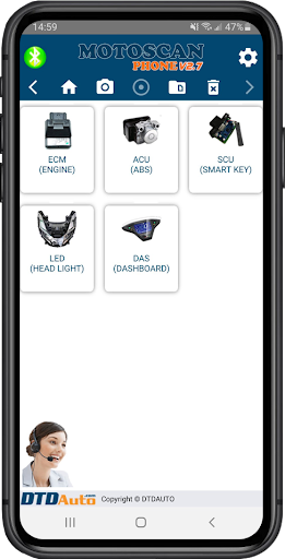 MOTOSCAN PHONE Screen 2