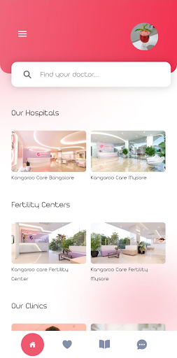 Android application Kangaroo Care screenshort