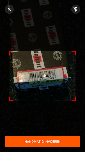 BMN IJzerwaren scan-app Screenshot