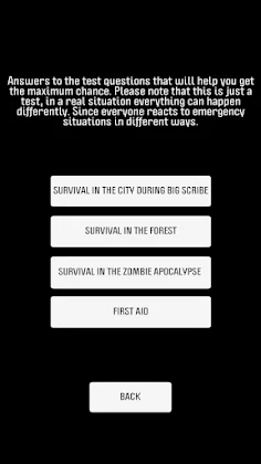 Test of survival - Screenshot 3