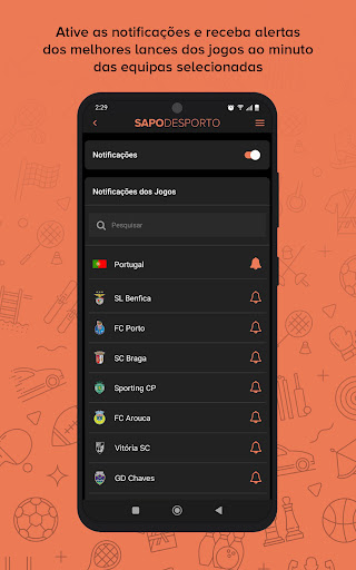 Screenshot of SAPO Desporto