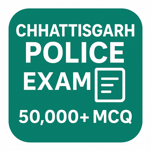Chhattisgarh Police Exam MCQ