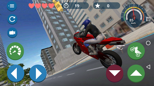 Android application Moto Speed The Motorcycle Game screenshort