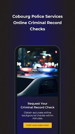 Android application Cobourg Police Checks screenshort