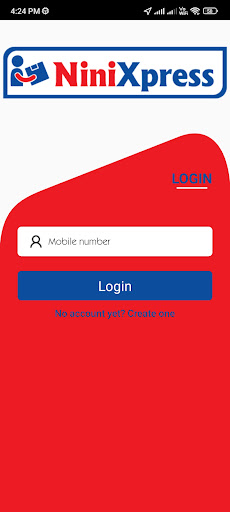 Android application NiniXpress Driver screenshort
