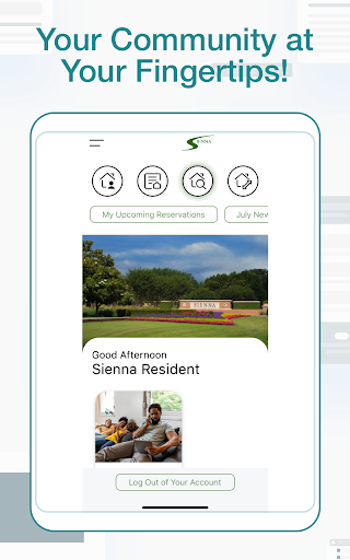 Screenshot of Sienna App