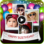 Cover Image of Download Birthday Wishes – Photo Video Maker with Music 1.0.9 APK