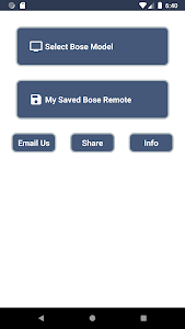 Bose TV Remote Unknown