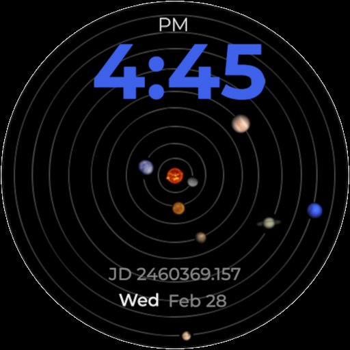 Solar System Watch Face Logo