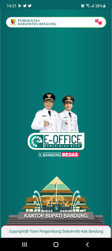 Android application Sultan Desa Kabupaten Bandung screenshort