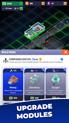 Idle Space Station - Tycoon - Screenshot 2