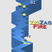 Zigzag Fire - Stay on The Wall app icon