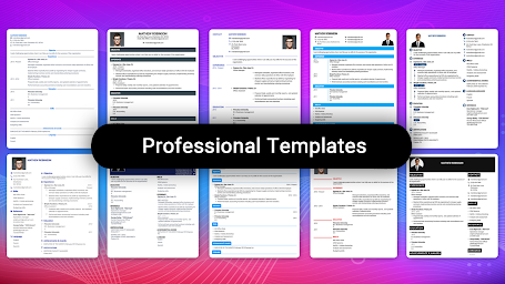 Resume Builder App, CV maker