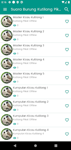 Suara Burung Kutilang Pikat Screen 3