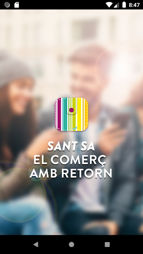 Android application Sant Sa el comerç amb retorn screenshort