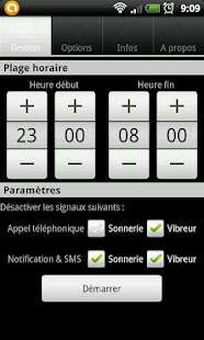 Aperçu de l'application