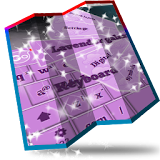 Lavender galaxy Keyboard icon