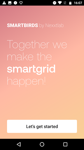 Android application Smartbirds screenshort