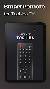 Télécommande pour tous les téléviseurs Smart Toshiba - Télécommande  universelle Slimtron