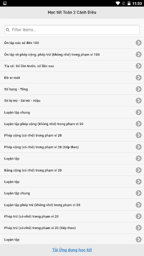 Android application Giải toán 2 Cánh Diều screenshort