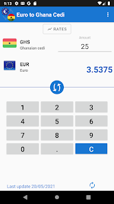 Screenshot 3 Euro a Ghana Cedi / EUR a GHS android