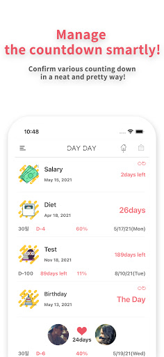 DAY DAY Widget : Countdown Screen 3