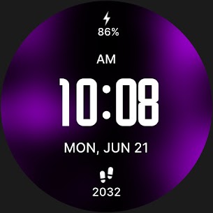 Purple Elegant Pro Watch Face APK (v1.0.0) For Android 4