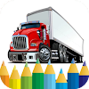 Desenhos colorir de caminhões icon