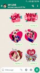 screenshot of WASticker Love Couple Stickers