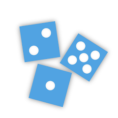 Blue Dice | Dice And Marbles
