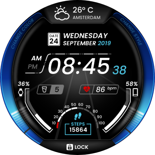 Cyber Watch Face Logo