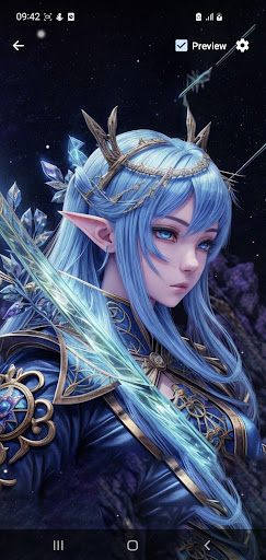 Android application Elf Wallpaper Gallery screenshort