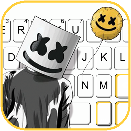 Black And White Dj Keyboard Th logo