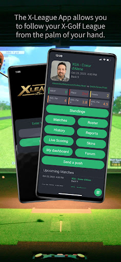 Android application X-League screenshort