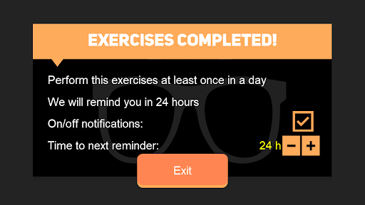 Eyesight recovery workout screenshot 5