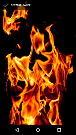 Android application Crackling Fire Wallpapers screenshort