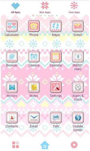 Cute Wallpaper Pink Nordic Screen 2