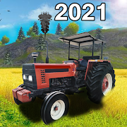 Offroad Tractor Trolley Farming 3d-Simulator Games  Icon