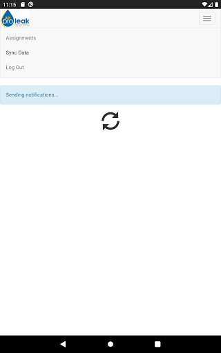 ADI Leak Detection App Screen 3