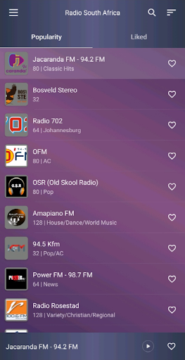 Radio South Africa - Radio FM Screen 2