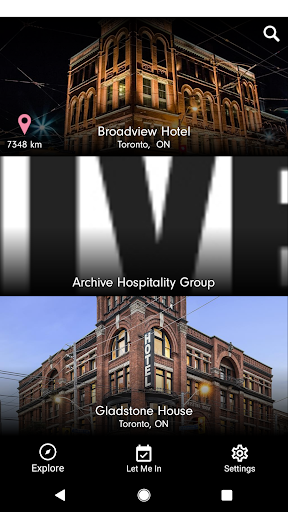 Android application Archive Hotels screenshort