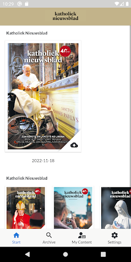 Android application Katholiek Nieuwsblad screenshort