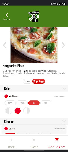 Screenshot of Mr. Moto Pizza