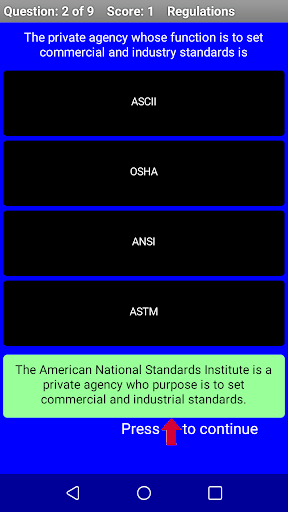 ABO Exam Quiz 1 Screen 3
