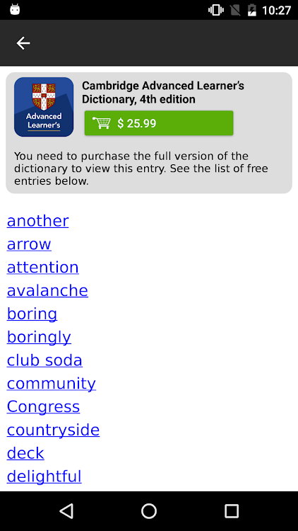 Cambridge English Dictionary - 5.6.52 - (Android)