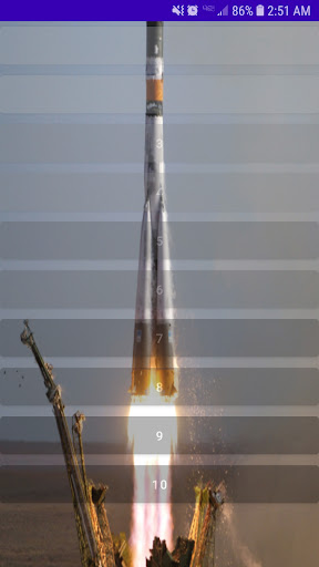 Android application Rocket Launch & Missile Sounds screenshort