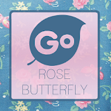 Rose Butterfly Go Keyboard icon