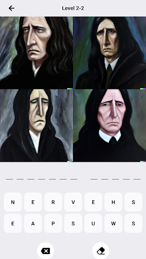 Android application The DALL-E Guessing Quiz screenshort