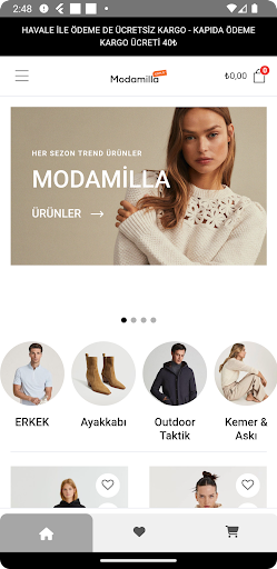 Android application Modamilla screenshort